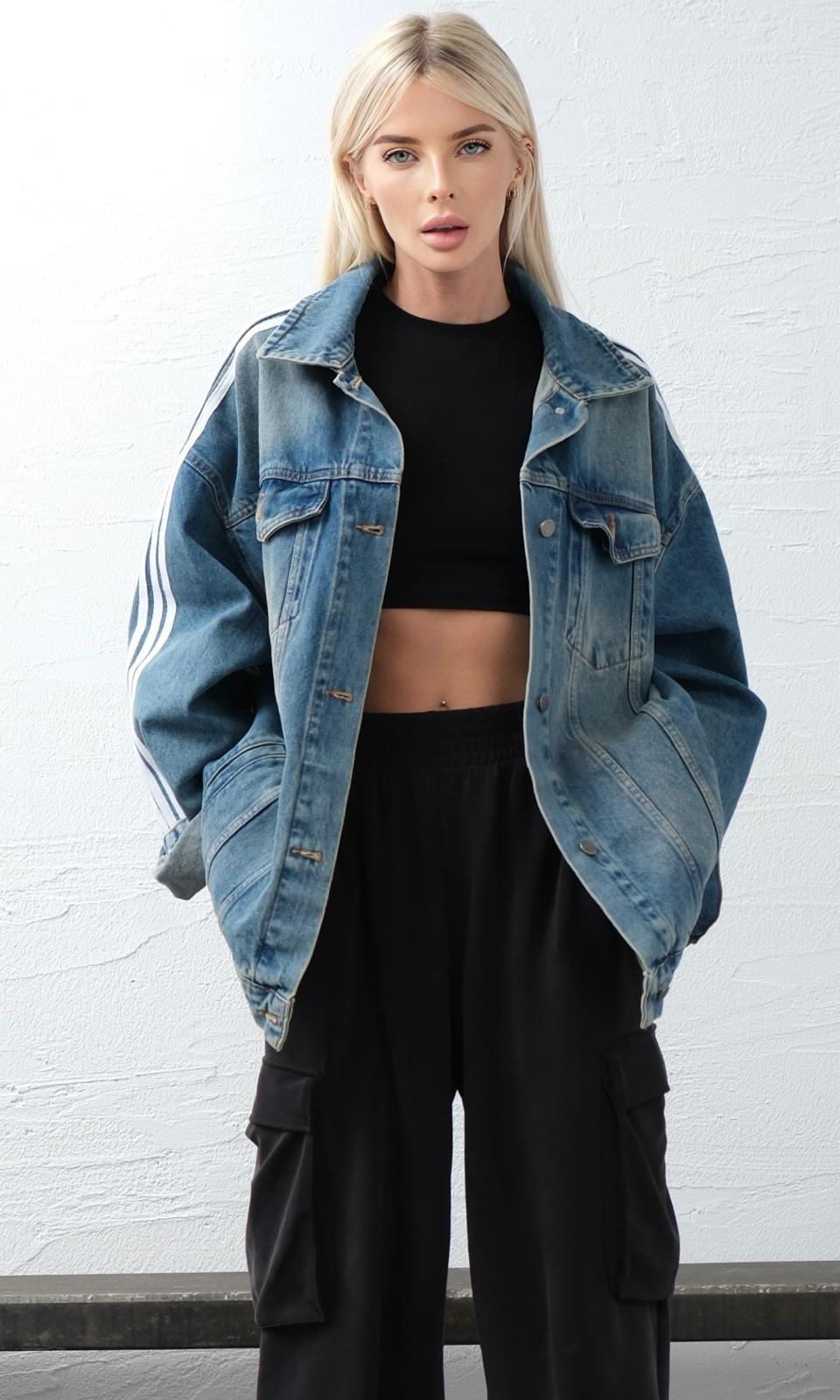 დენიმი, ჯინსი Women's Denim Jacket CHAMUR NATIONAL 4WhatsApp Image 2024-09-10 at 12.15.21.jpeg